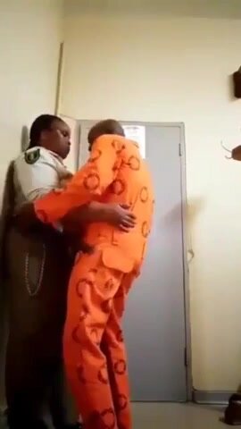 Prison guard fucks inmate on the low