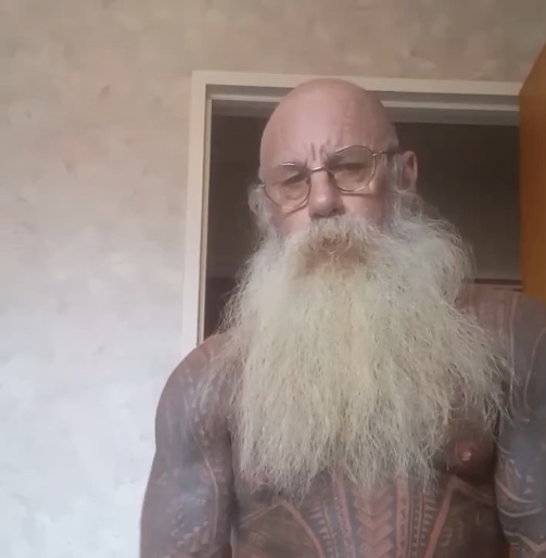 Big Beard Tatted Grandpa