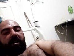 Turkish Macho Guy Cucumber in Ass