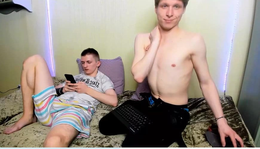 two sexy straight russian friend 4