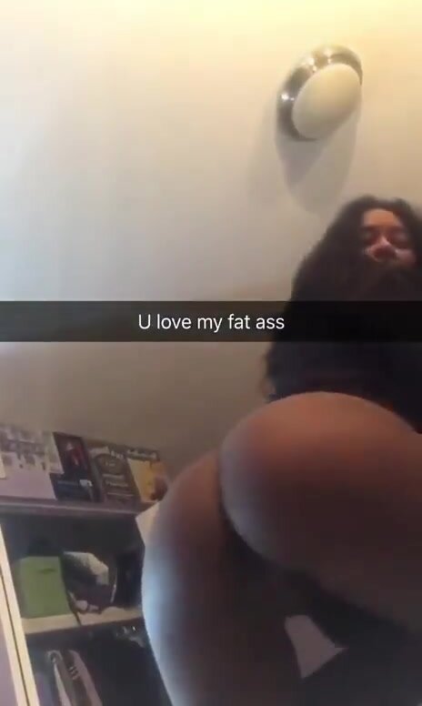 "U love my fat ass" cute teen jiggles her ass