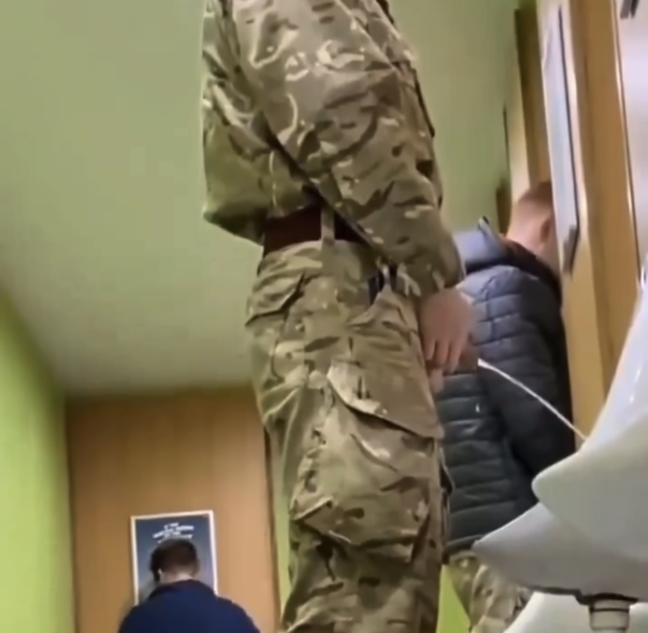 British *SOLDIER* spied pissing