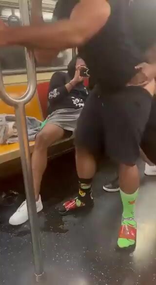 Group black cruising fucking in metro