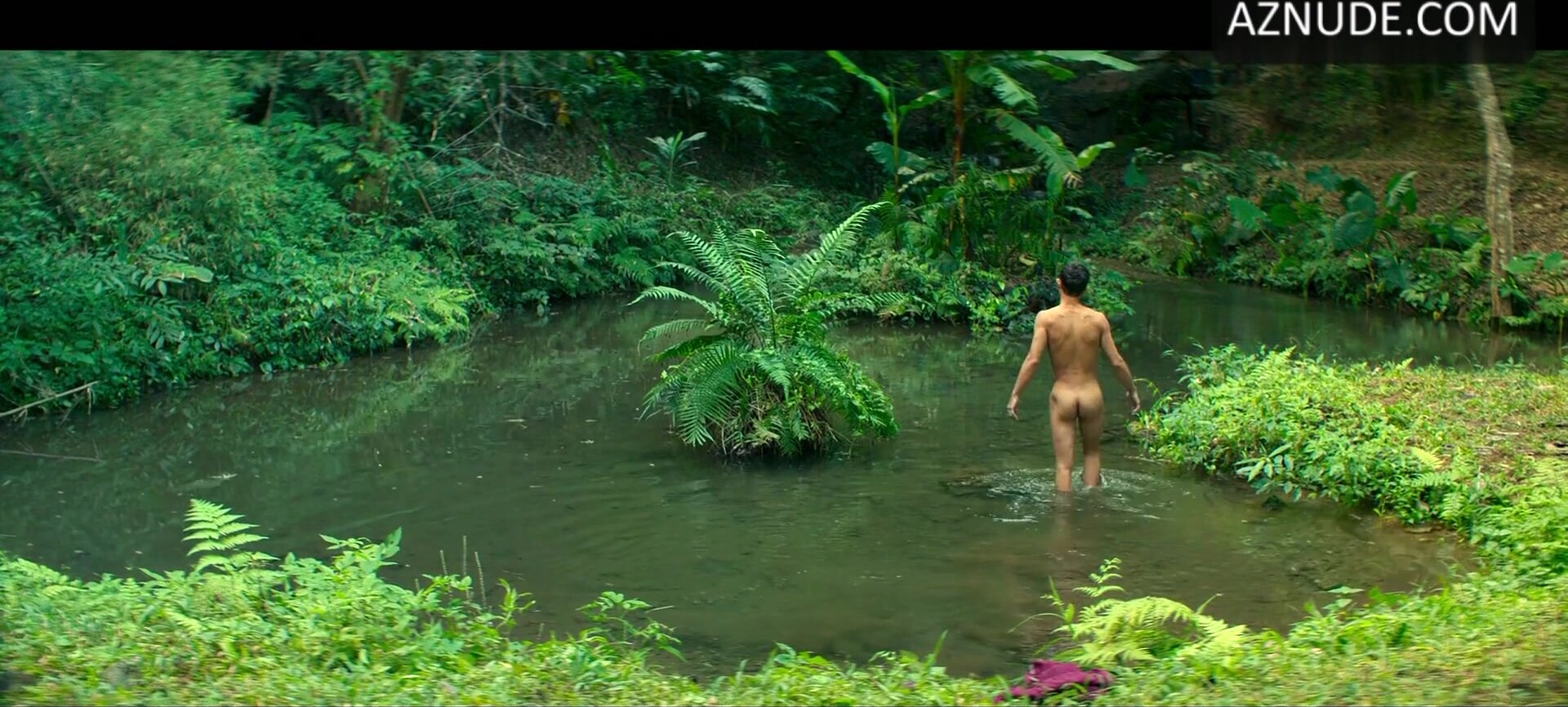ASIAN TWINKS PLAYING IN A POND