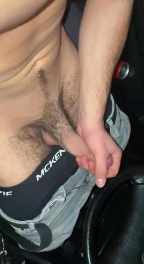 So horny in car i have to cum