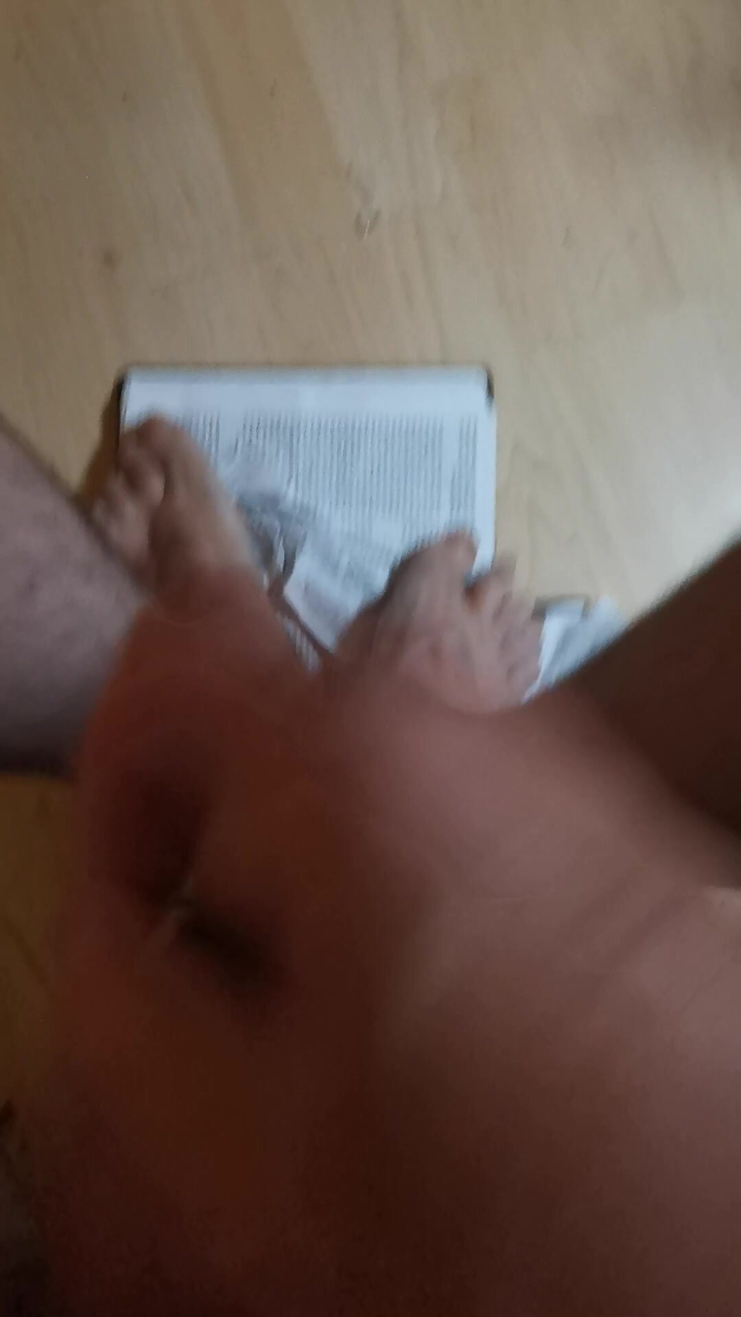 Reading the Holy book with the feet ( and destroying)