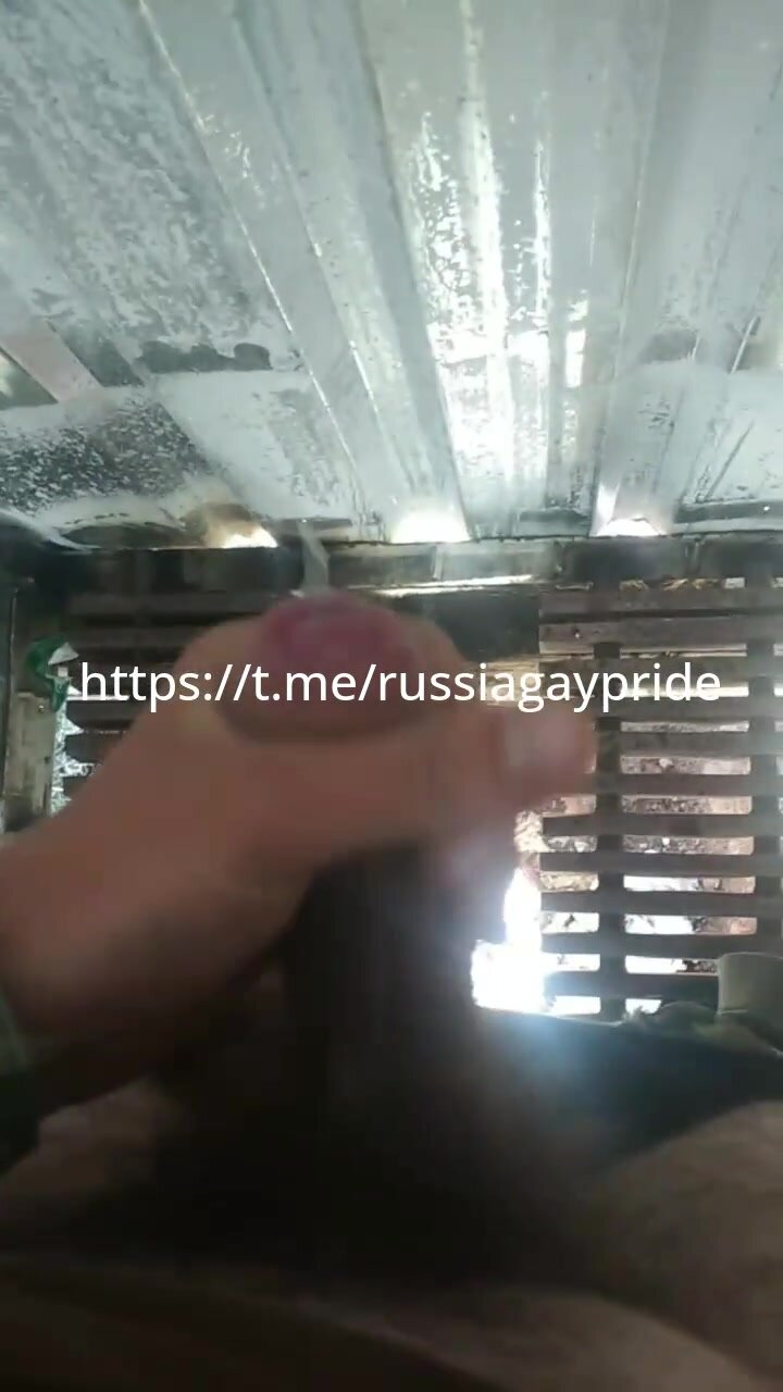 Russian soldier cum A LOT