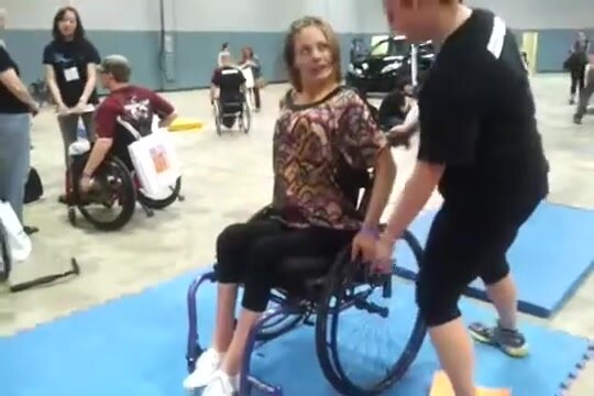 Paraplegic training - video 3