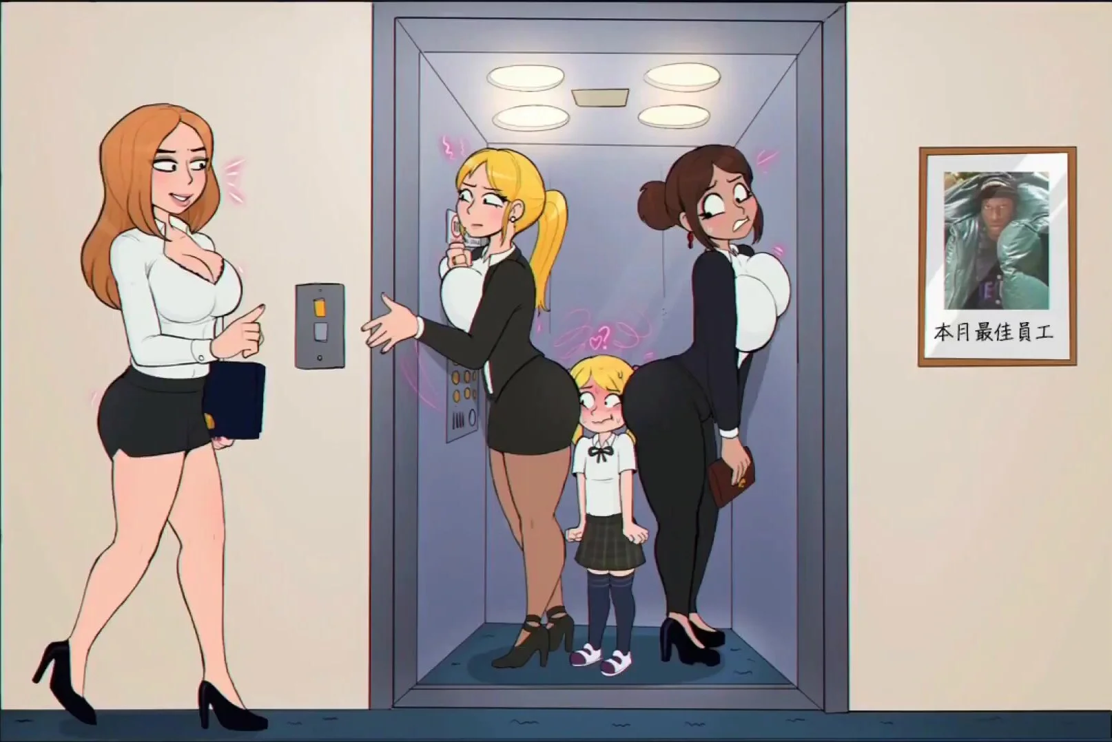 Shadbase elevator comic