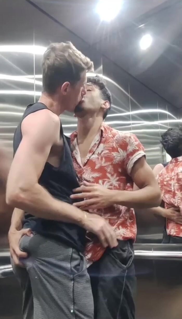 Sucking dick In the elevator