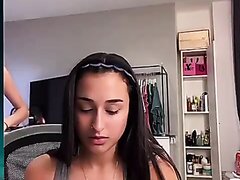 Girl caught changing on webcam