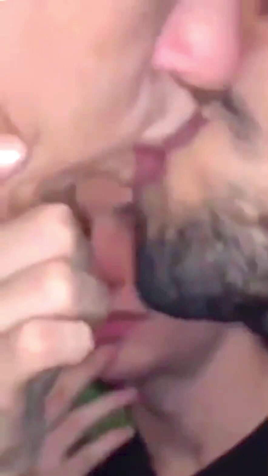 french straight guys tongue kissing