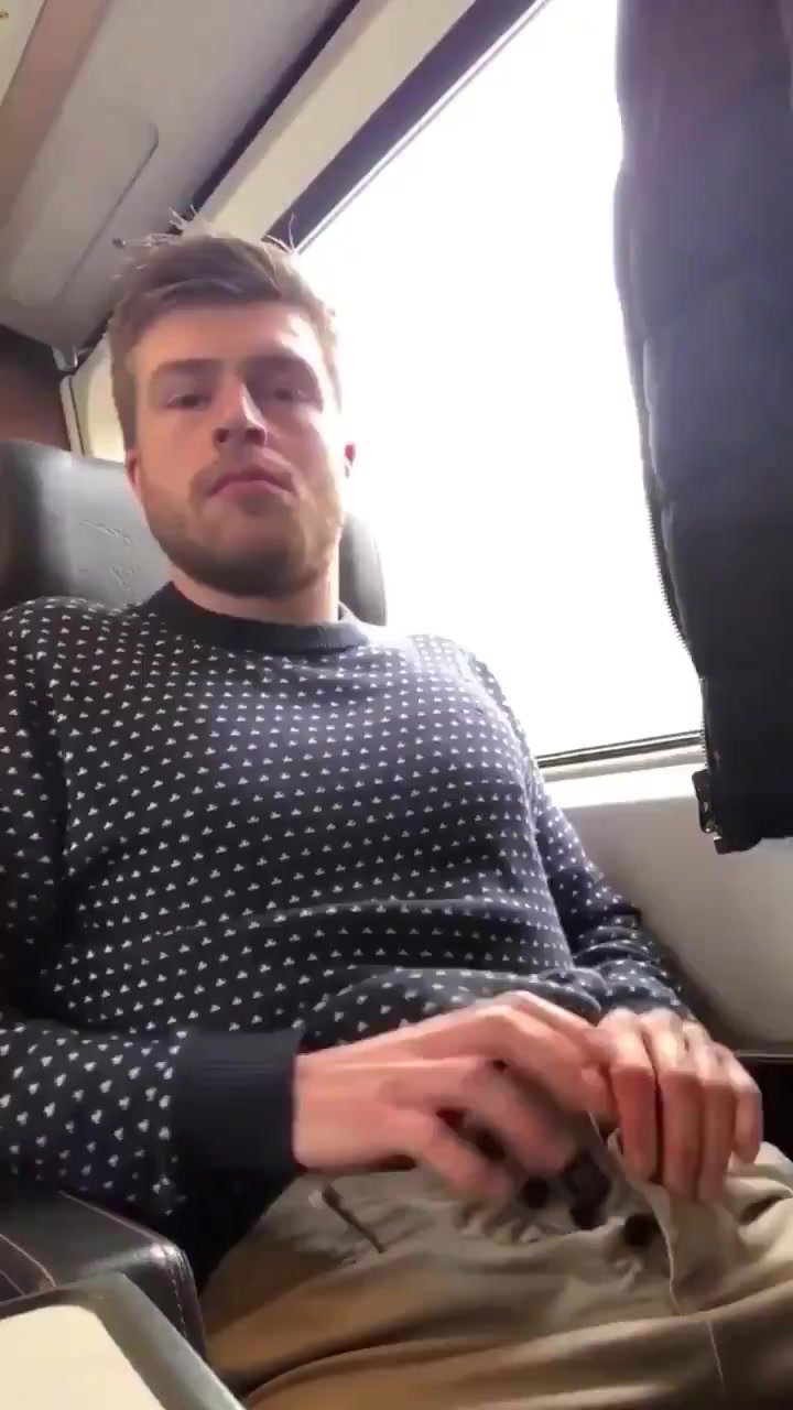 huge dick in train