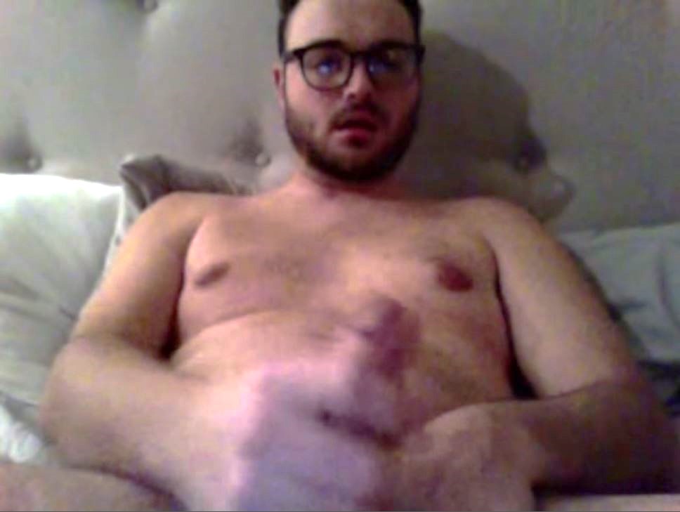 Exposed BAITED bear JERKING OFF to "ME" on CAM! PREVIEW