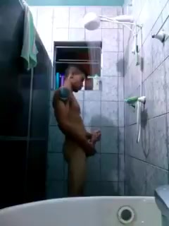 Amateur horse bathing