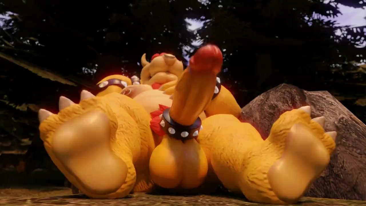 Bowser cums without touching you