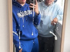 Master boys mirror spitting