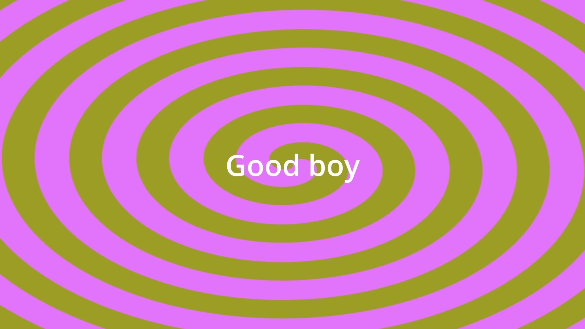 Good boy spiral