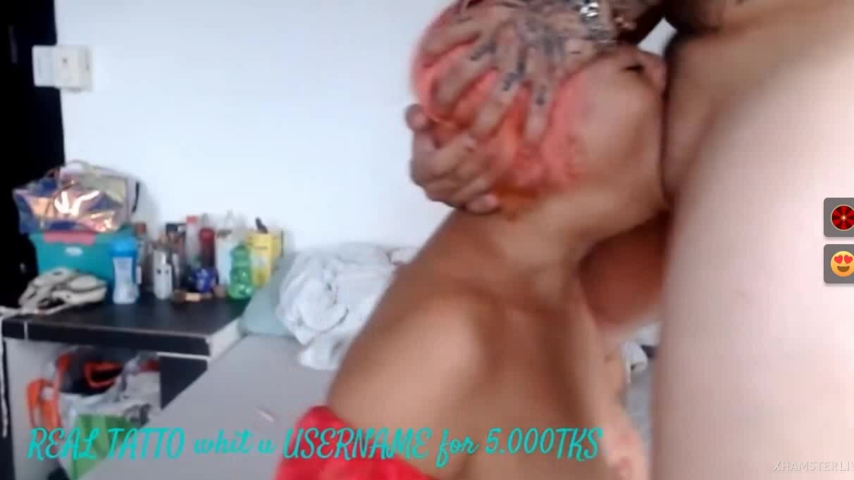 Latina Deepthroat and cum on face