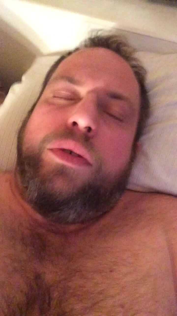 Chubby bear cums on cam - video 158