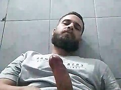 Bathroom jerk - video 2