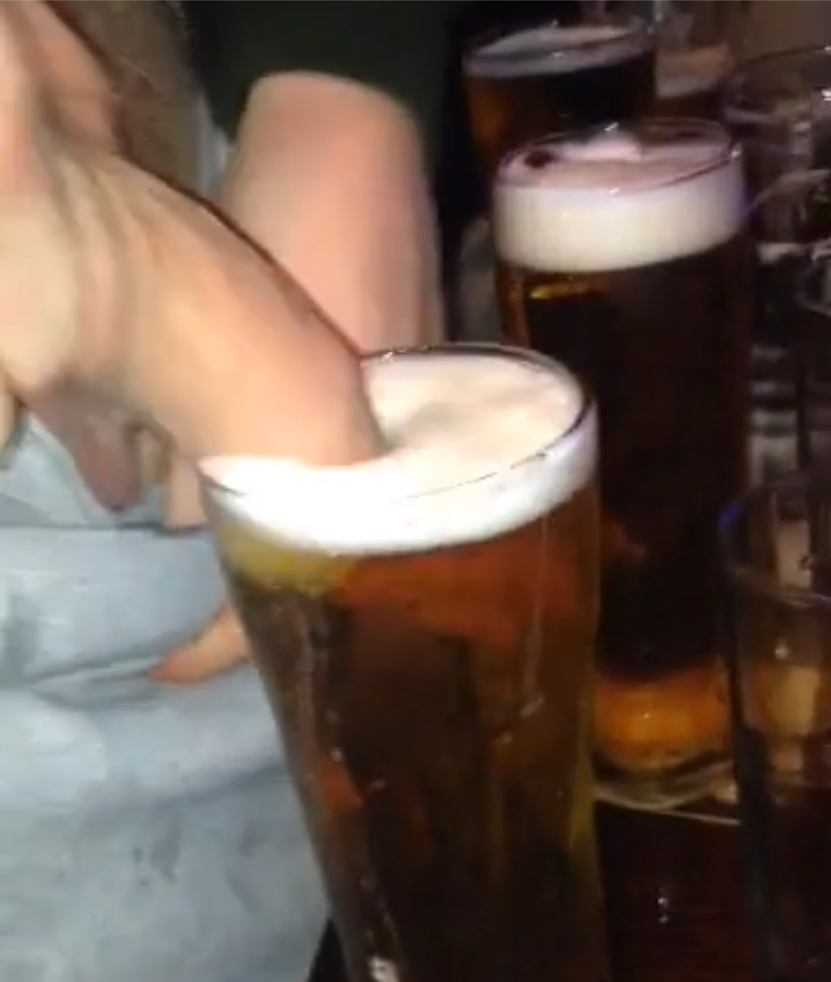 Thick dick in beer