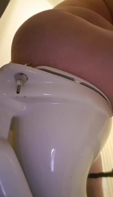Wet hangover shit on my friends toilet