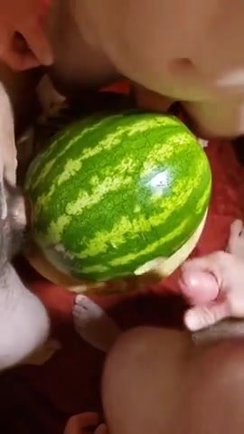 Triple watermelon fun