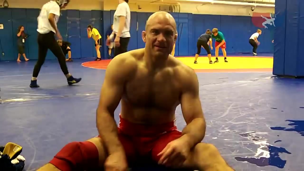 Guy Shows How Much Sweat He Produces When Wrestling