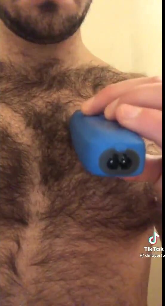 Chest hair shave