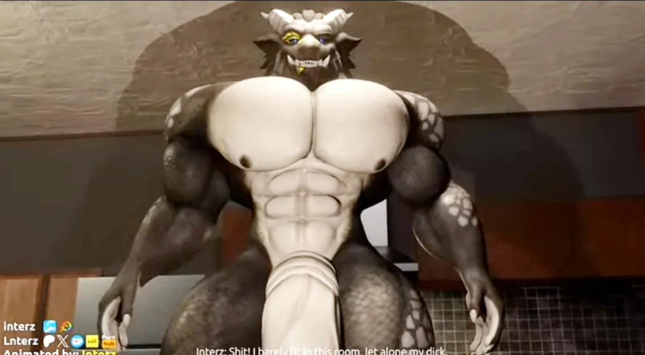 Dragon Muscle-Hyper-Reality Warp - Growth Animation - ThisVid.com на русском