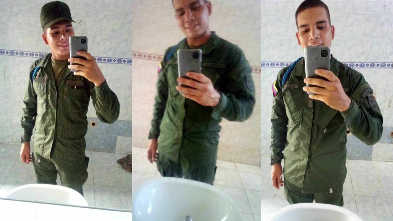 Venezuelan military cums twice in the bathroom - ThisVid.com