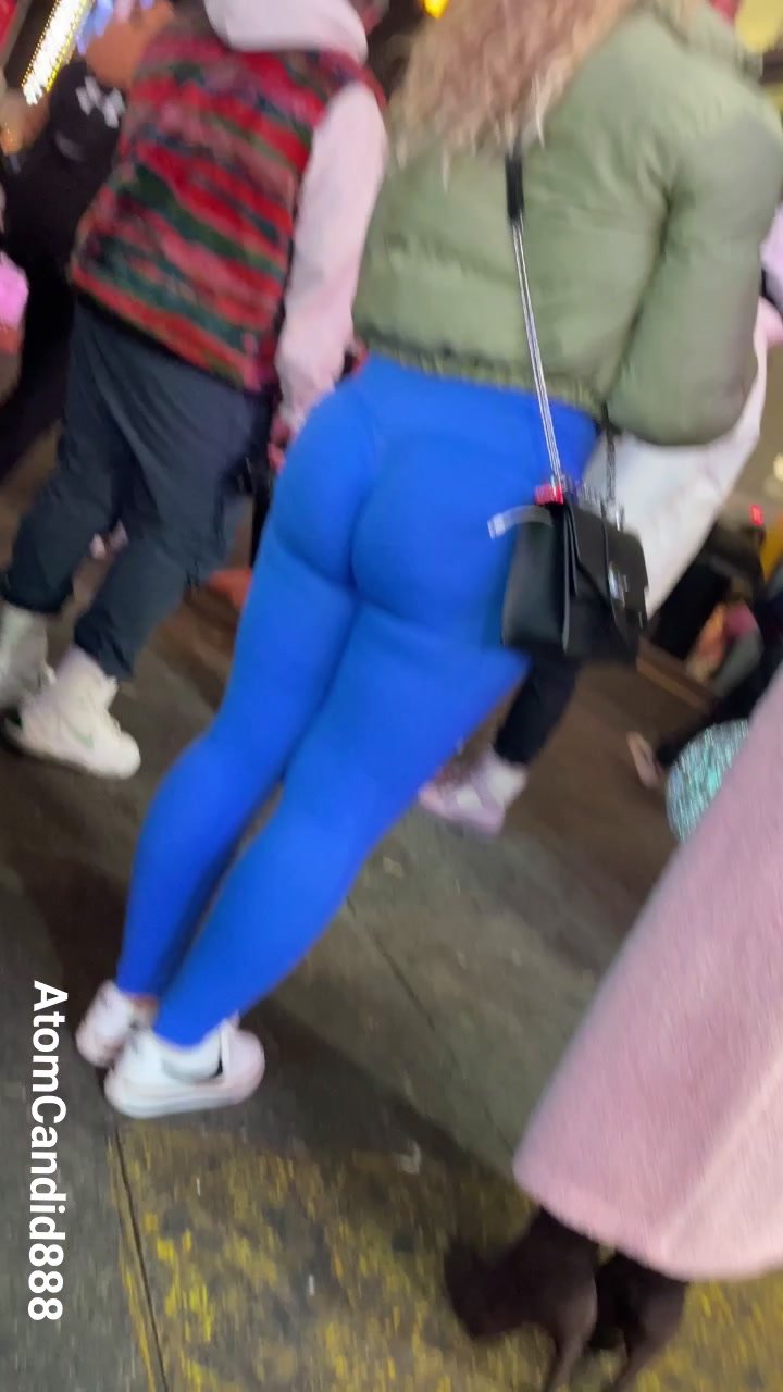blonde bombhsell in blue