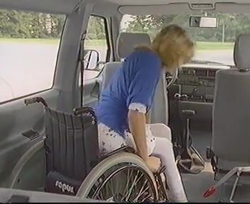 Paraplegic girl transfer - video 3