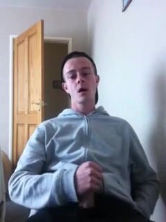 fit cute scally wanks and cums