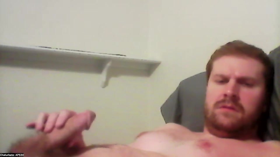 German man wanking and cumming