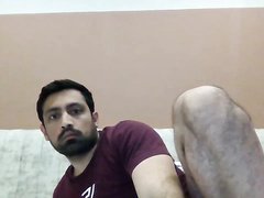 Handsome pakistani guy being slutty and pissing at end