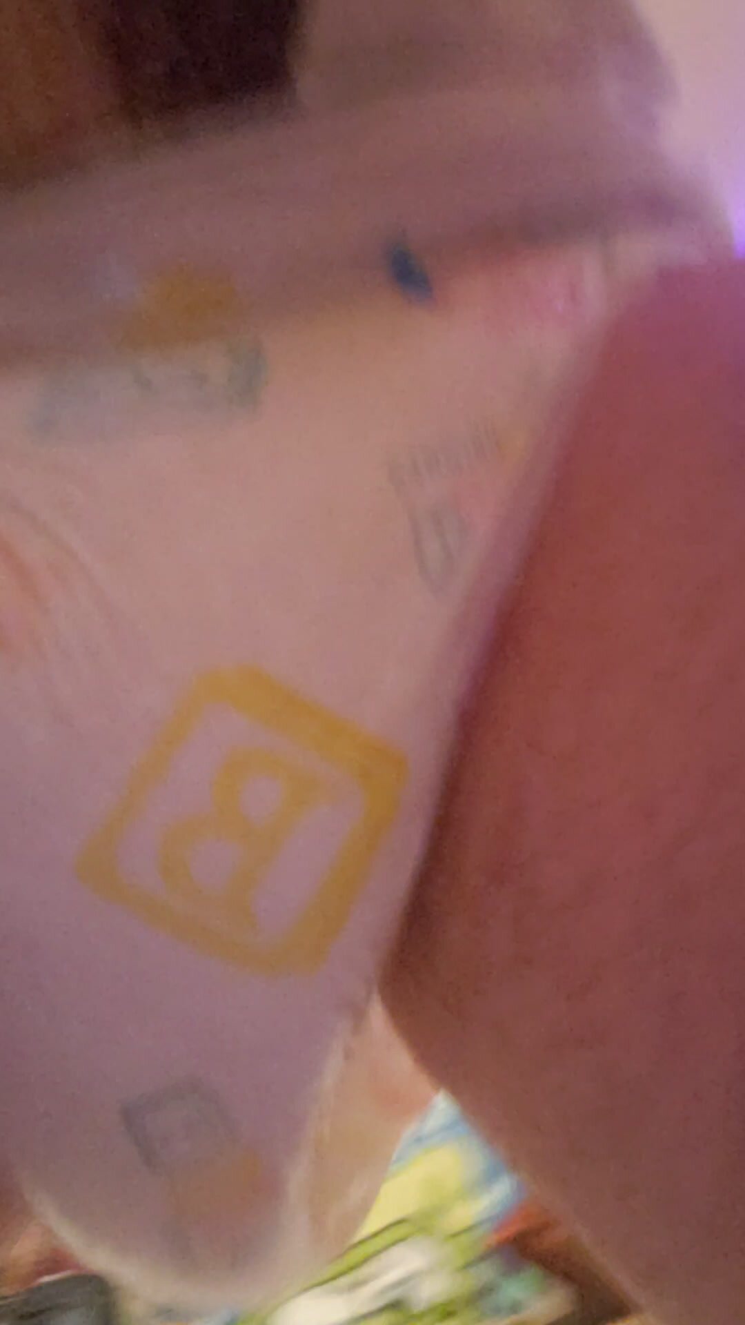 Showing Off My Very Soaked Diaper