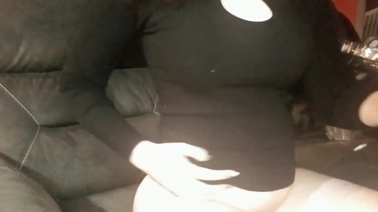 Girl Massages the Burps out of her Bloated Belly