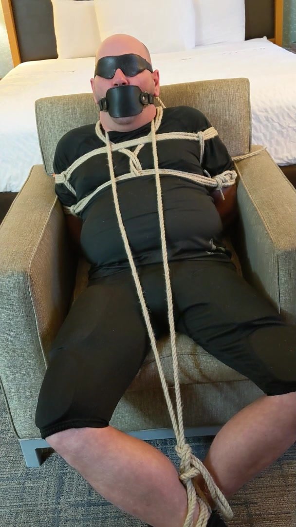 Chair Tied and Gagged