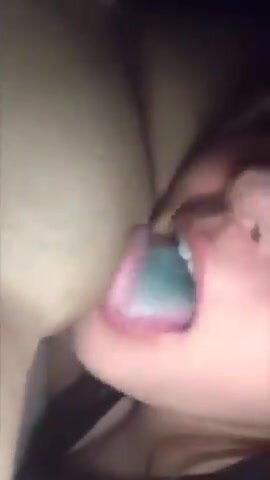 Horny blue tounge teen licks friends pussy (2of2)