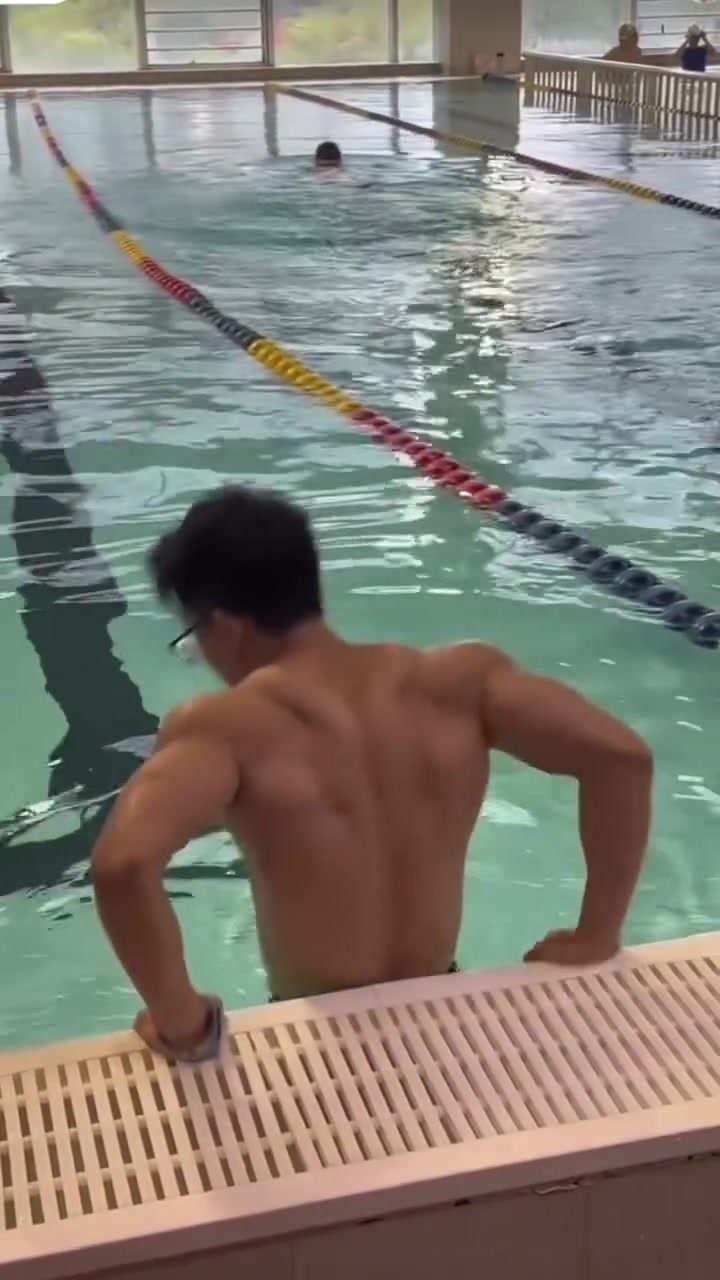 Muscular Chinese Swimmer