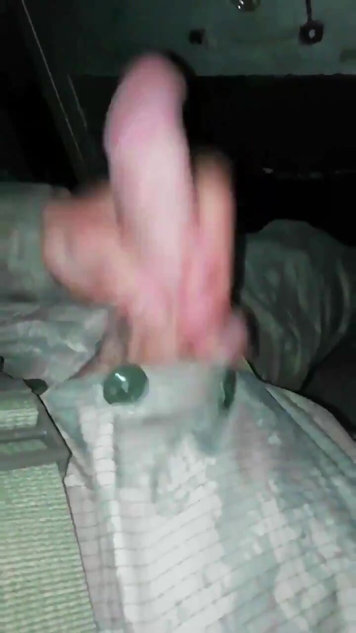 Turkish soldier jerks off - video 2