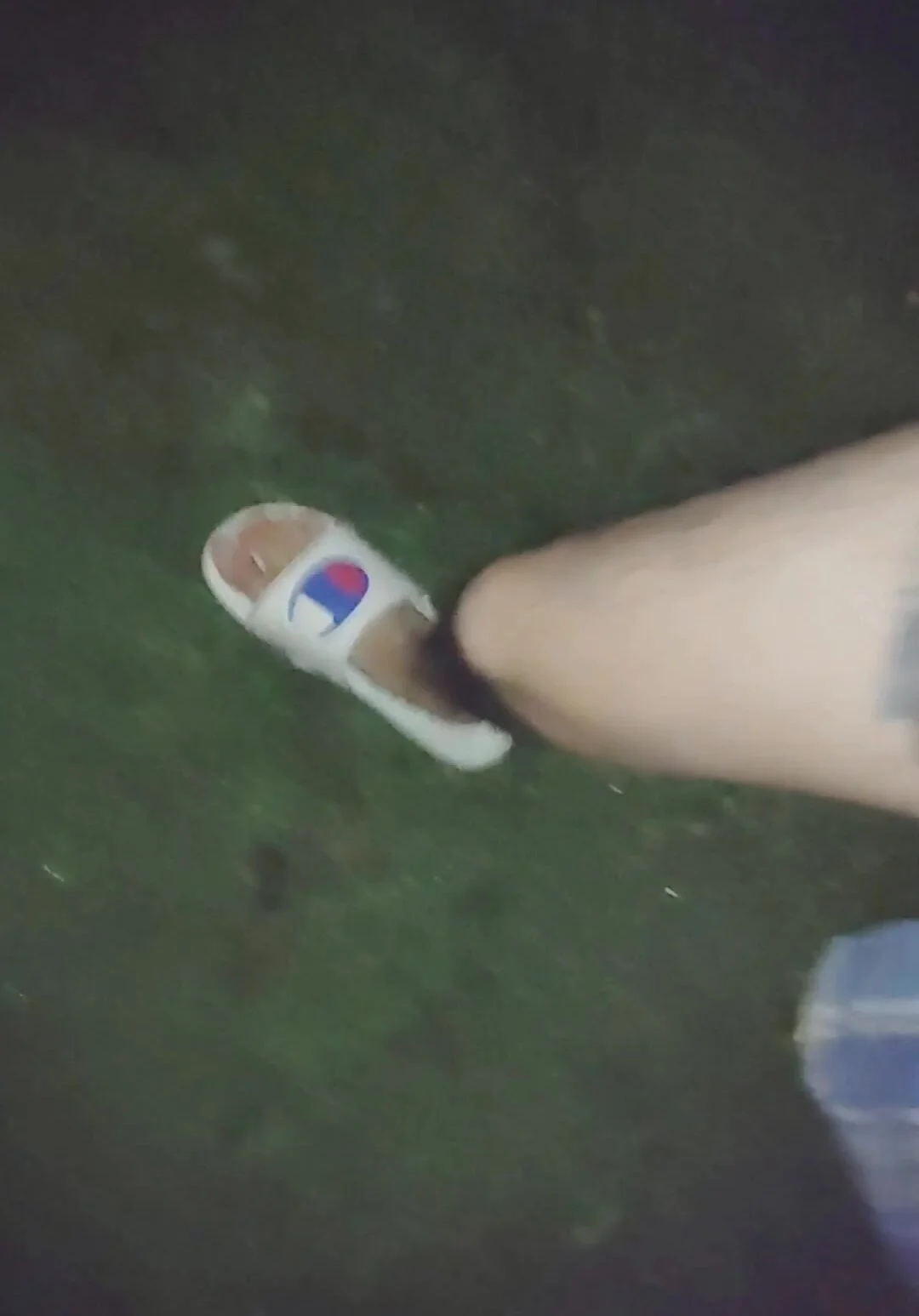 Risky naked night walk and cum - ThisVid.com