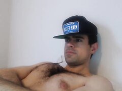 Hairy Stud Shows Hairy Hole