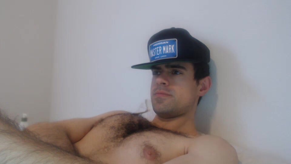 Hairy Stud Shows Hairy Hole