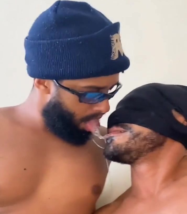 gay spitting