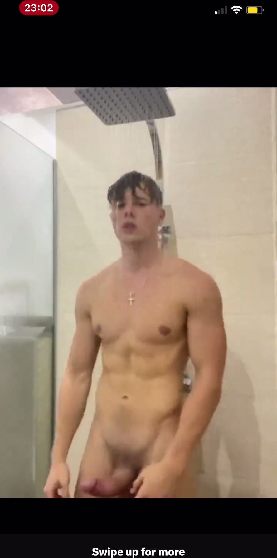 German gay lad with a great package