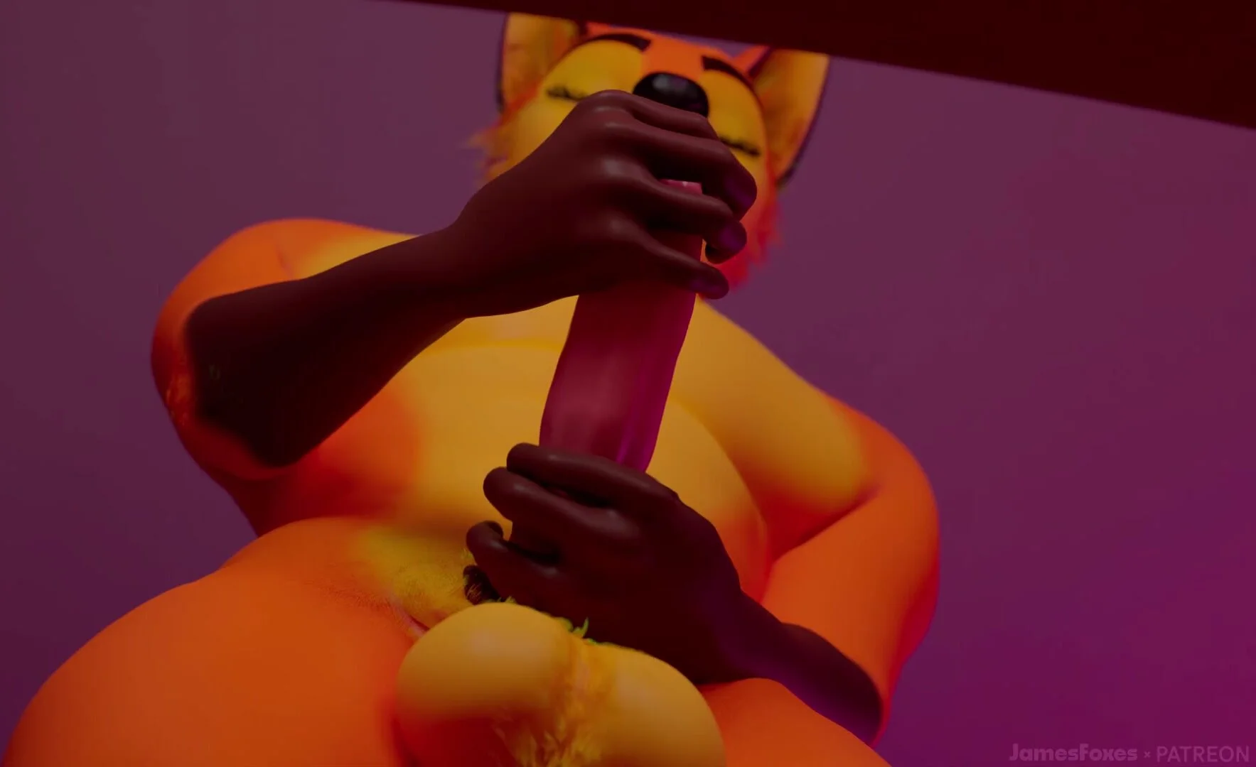 3D Animated Fox Muscle Cock Growth - ThisVid.com 中文