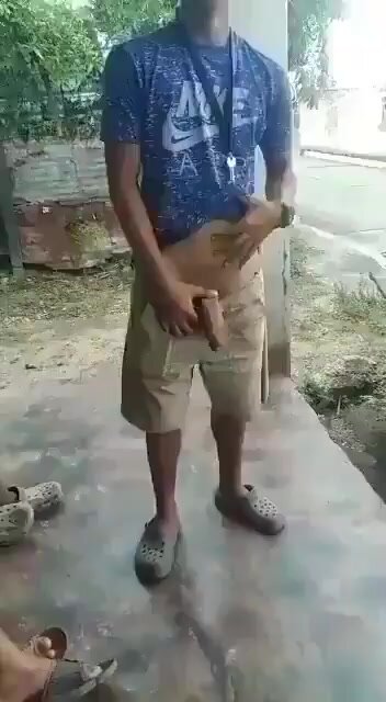 Cholo whips out huge cock for his classmates